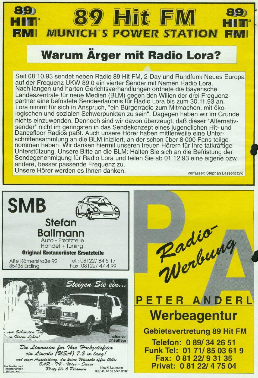 89 HIT FM und die liebe BLM ..... lesen und verstehen.....