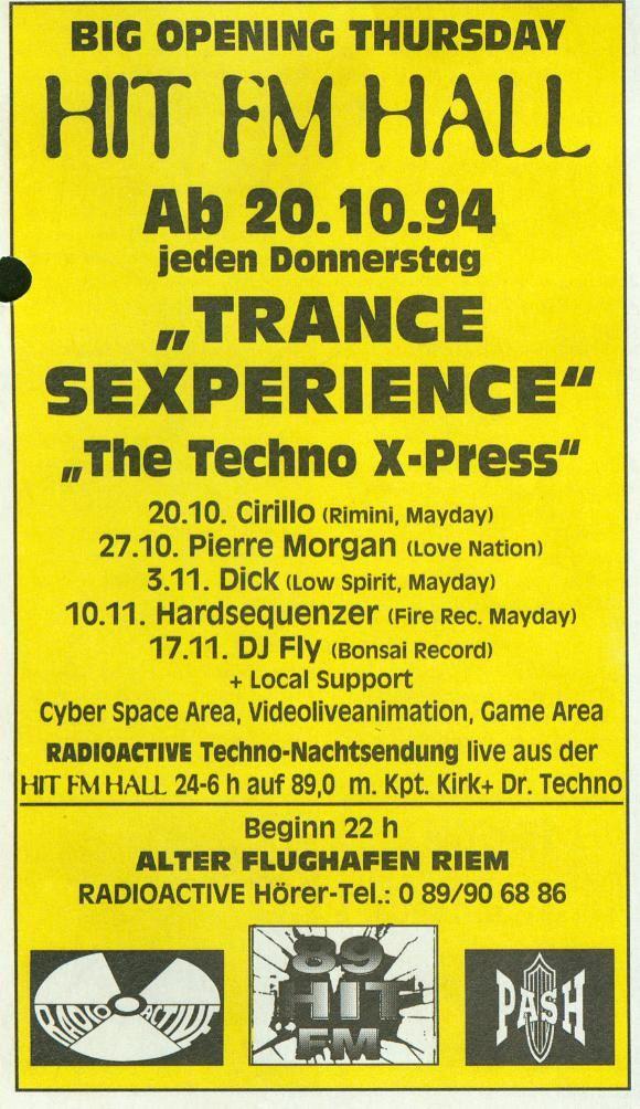 in der eigenen Partyhalle täglich andere Partys