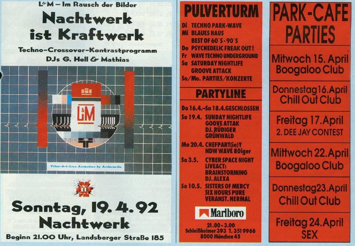 Alle Partys hier jeweils mehr als 3000 Besucher
