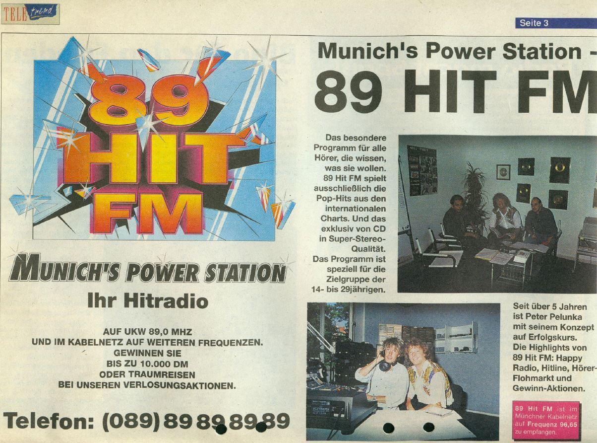 89 HIT FM Presseauszug