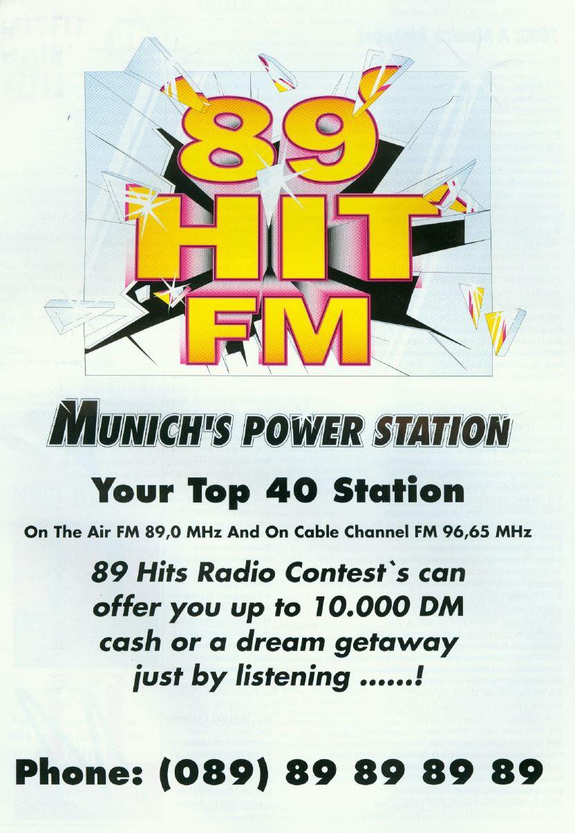 89 HIT FM auch in den amerikanischen Fachzeitschriften...