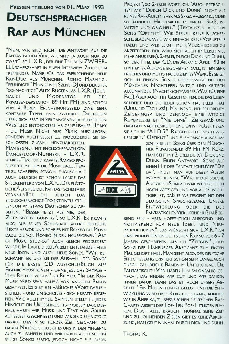 89 HIT FM  PRESSEAUSZUG mit eigenem Hit über sich selbst :-).....