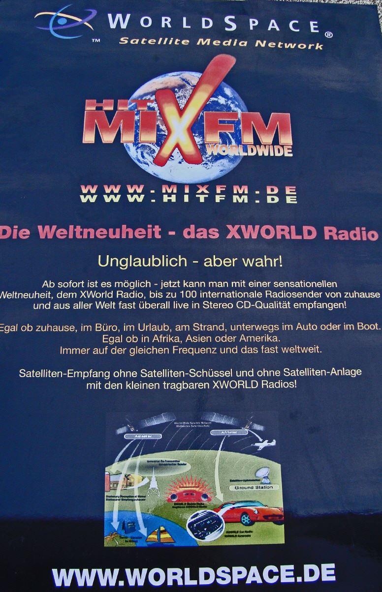 WORLDSPACE - XWORLD - HIT MIX FM