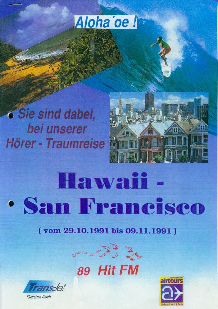 HÖRERREISEN mit bis zu 300 Hörern pro Reise HAWAII - KALIFORNIEN