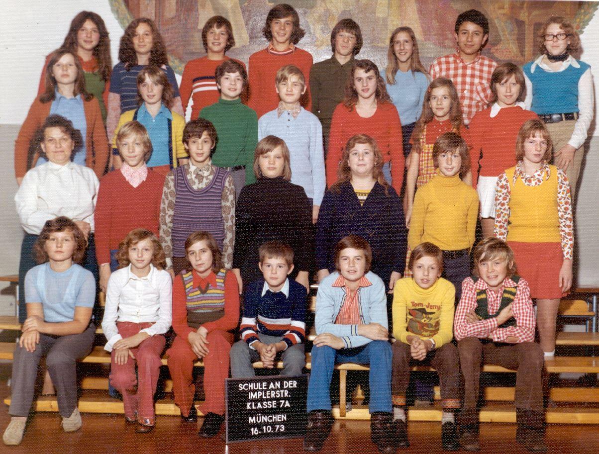 Klassenfoto der 7a