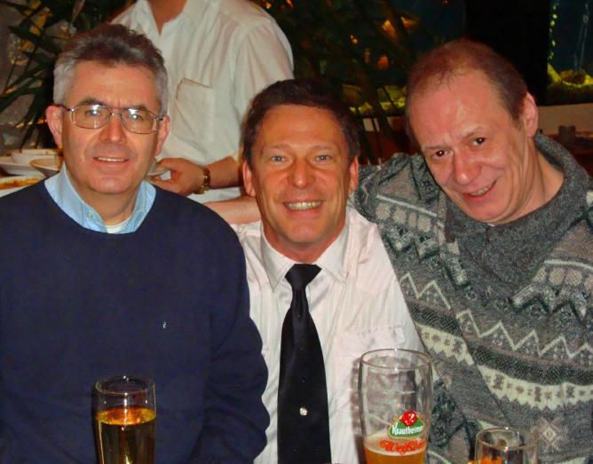 Mein Cousin Mario, ich und  Bruder Heinz