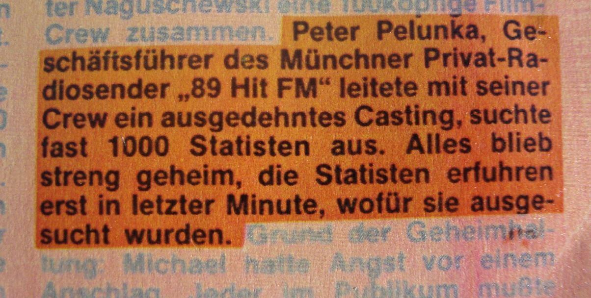 89 HIT FM HOLT MICHAEL JACKSON NACH MÜNCHEN....