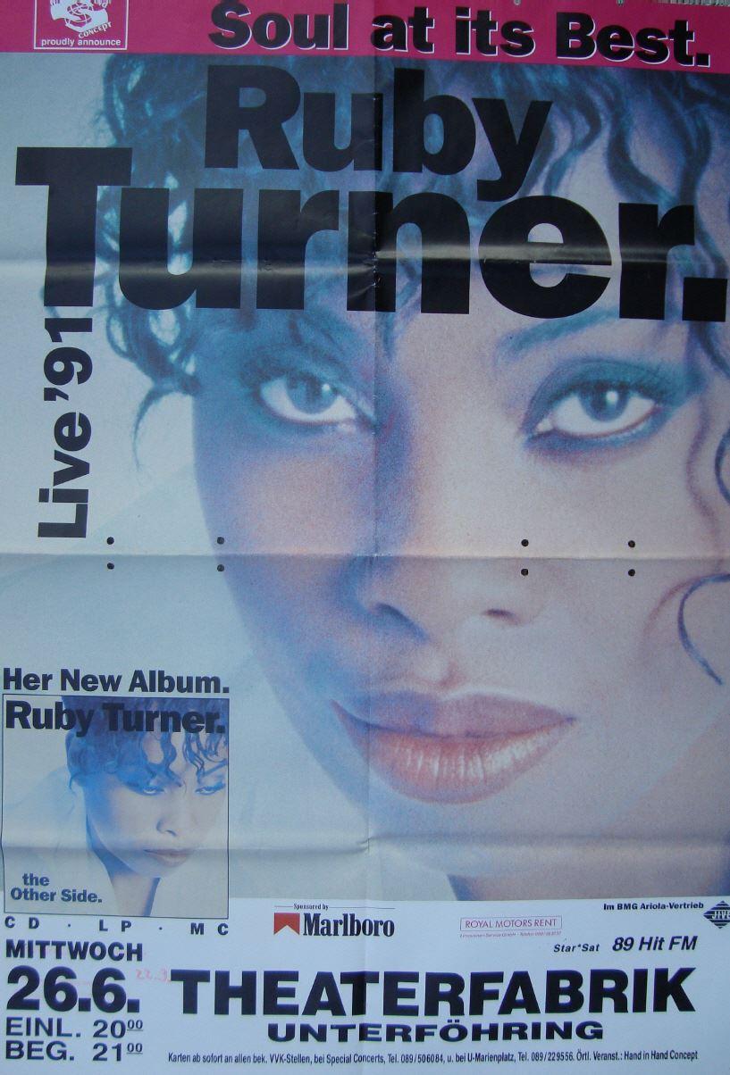 Diesmal mit RUBY TURNER.....Bombenerfolg